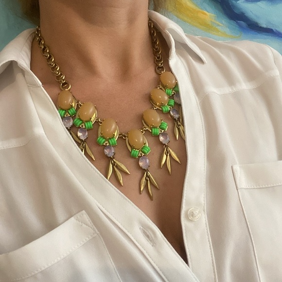 Vintage 90s J. Crew Statement Necklace - Picture 2 of 10